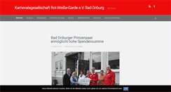 Desktop Screenshot of karneval-bad-driburg.de